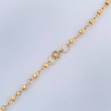 Rosario Virgen Milagrosa 5.8gr / 18 1/2 in / 2mm-3mm Oro Amarillo 18K $