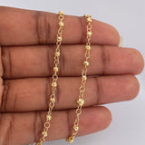 Rosario Virgen Milagrosa 5.85gr / 18 3/4 in / 3mm-2mm Oro Amarillo 18K %