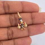 Dije Pato Bolsa de Dinero 1.55gr / 3/4 in / Tres Oros 18K $