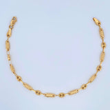 Pulso Rustico GC 3.25gr / 8 1/4 in / 4mm Oro Amarillo 18K $