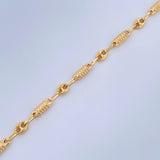 Pulso Rustico GC 3.25gr / 8 1/4 in / 4mm Oro Amarillo 18K $