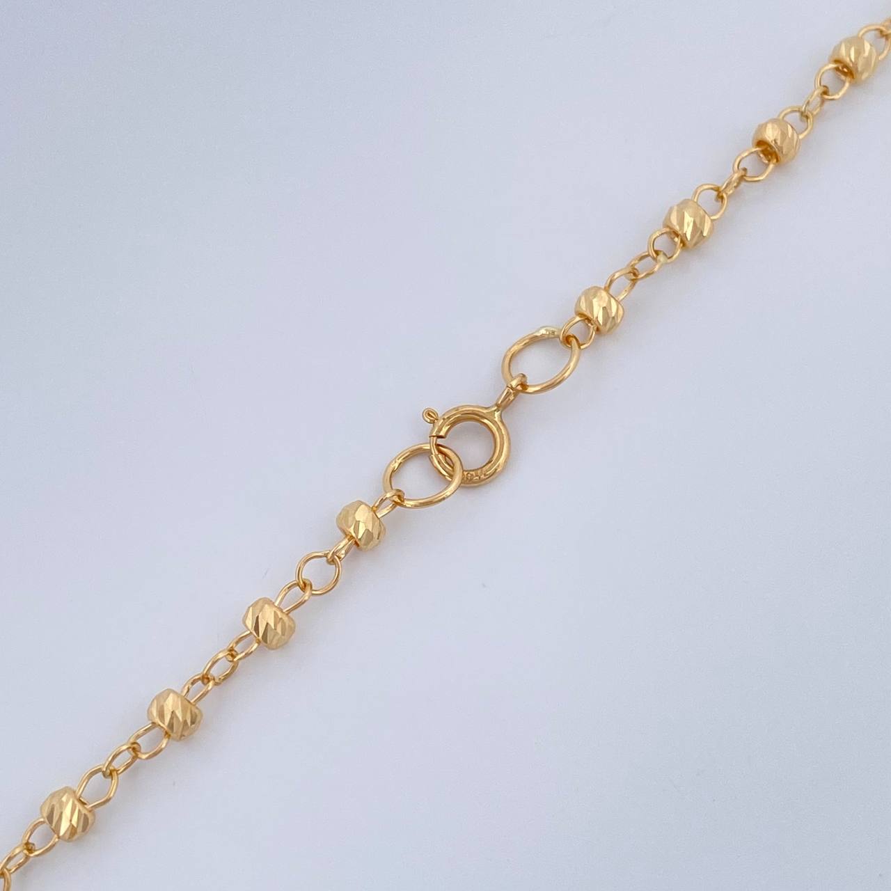 Rosario Virgen Milagrosa 6.15gr / 18 1/2 in / 3mm-2mm Oro Amarillo 18K %