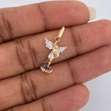 Dije San Miguel Arcangel 1.05gr / 1 in / Tres Oros 18K %