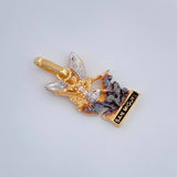 Dije San Miguel Arcangel 1.7gr / 3/4 in / Tres Oros 18K %