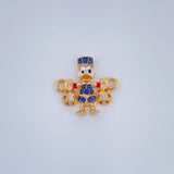 Herraje Pato Bolsa Dinero 1.65gr / 1/2 in / Dos Oros Amarillo Blanco 18K %