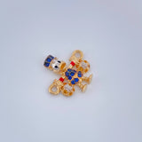 Herraje Pato Bolsa Dinero 1.65gr / 1/2 in / Dos Oros Amarillo Blanco 18K %