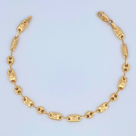 Pulso GC Corona 3.55gr / 7 3/4 in / 4mm Oro Amarillo 18K %