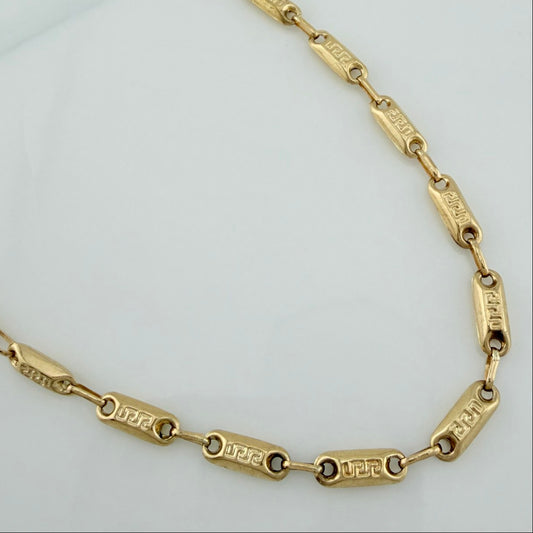 Rustic Tribal Chain 10.15 g / 20 1/4 in / 3.64 mm Yellow Gold 18K