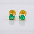 Topos Cuatro Garras Esmeralda 40pts 0.7g / in / 4.2mm Oro Amarillo 18K