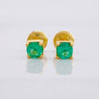 Topos Cuatro Garras Esmeralda 47pts 0.7g / in / 4.2mm Oro Amarillo 18K