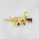 Dije Fusil 9.2g / 2 in Oro Amarillo 18K