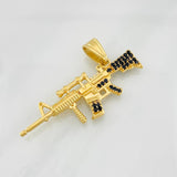 Dije Fusil 9.2g / 2 in Oro Amarillo 18K