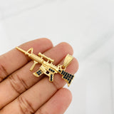 Dije Fusil 9.2g / 2 in Oro Amarillo 18K