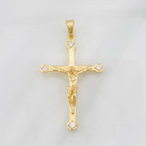 Dije Cruz Cristo 4.1g / 2 in Oro Amarillo 18K