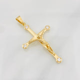 Dije Cruz Cristo 4.1g / 2 in Oro Amarillo 18K
