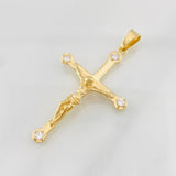 Dije Cruz Cristo 4.1g / 2 in Oro Amarillo 18K