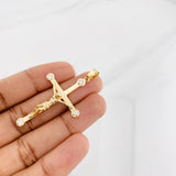 Dije Cruz Cristo 4.1g / 2 in Oro Amarillo 18K