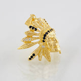 Pendant Indian 5.5g / 1 in Yellow Gold 18K