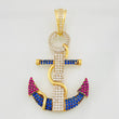 Dije Ancla 6.5g / 2 in Tres Oros 18K