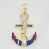 Dije Ancla 6.5g / 2 in Tres Oros 18K