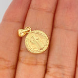Dije San Benito 0.85gr / 3/4 in / Oro Amarillo 18K $