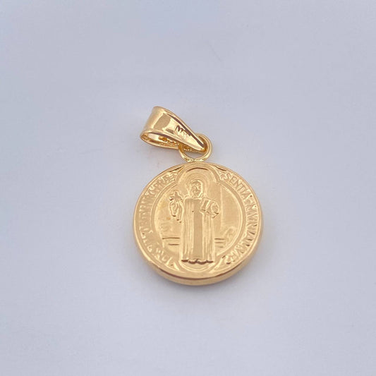 Dije San Benito 0.85gr / 3/4 in / Oro Amarillo 18K $