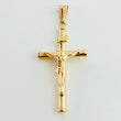 Dije Cristo Cruz 1.15gr / 1 3/4 in / Oro Amarillo 18K *