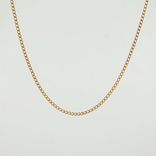 Mini Cuban Links 2.6gr / 19 3/4 in / 0.8mm Yellow Gold +1 18K %