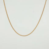 Mini Cuban Links 2.6gr / 19 3/4 in / 0.8mm Yellow Gold +1 18K %