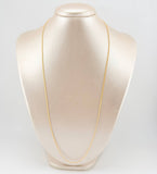 Cadena Mini Cubana 2.6gr / 23 1/2 in / 1.8mm Oro Amarillo +1 18K *