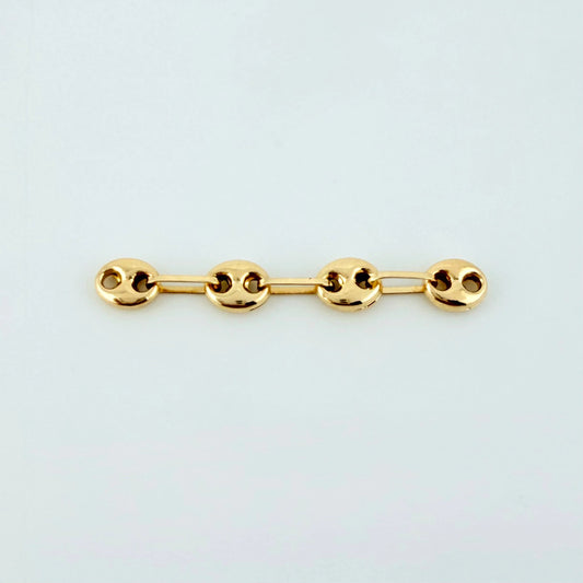Herraje Retazo Gc 0.35 g / 1 1/2 in Oro Amarillo 18K
