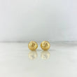 Topos Media Bola 1.15gr / 9mm Diamantado Oro Amarillo 18K *