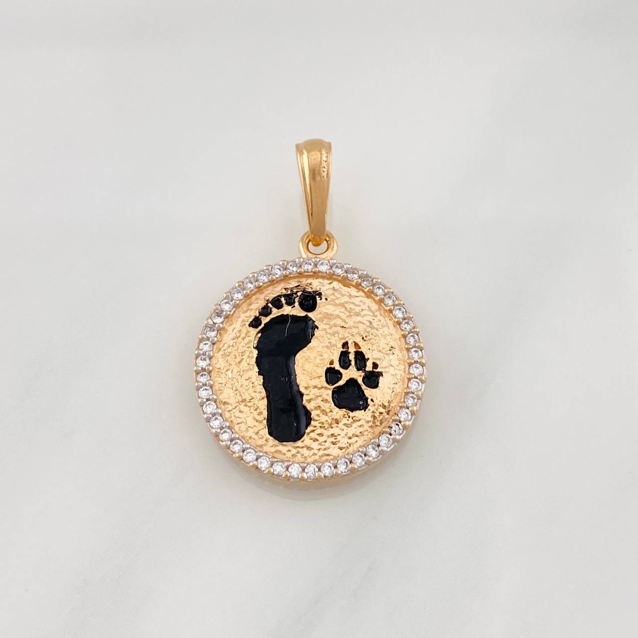 Dije Huellas 3.15g / 1 in Oro Rosa 18K