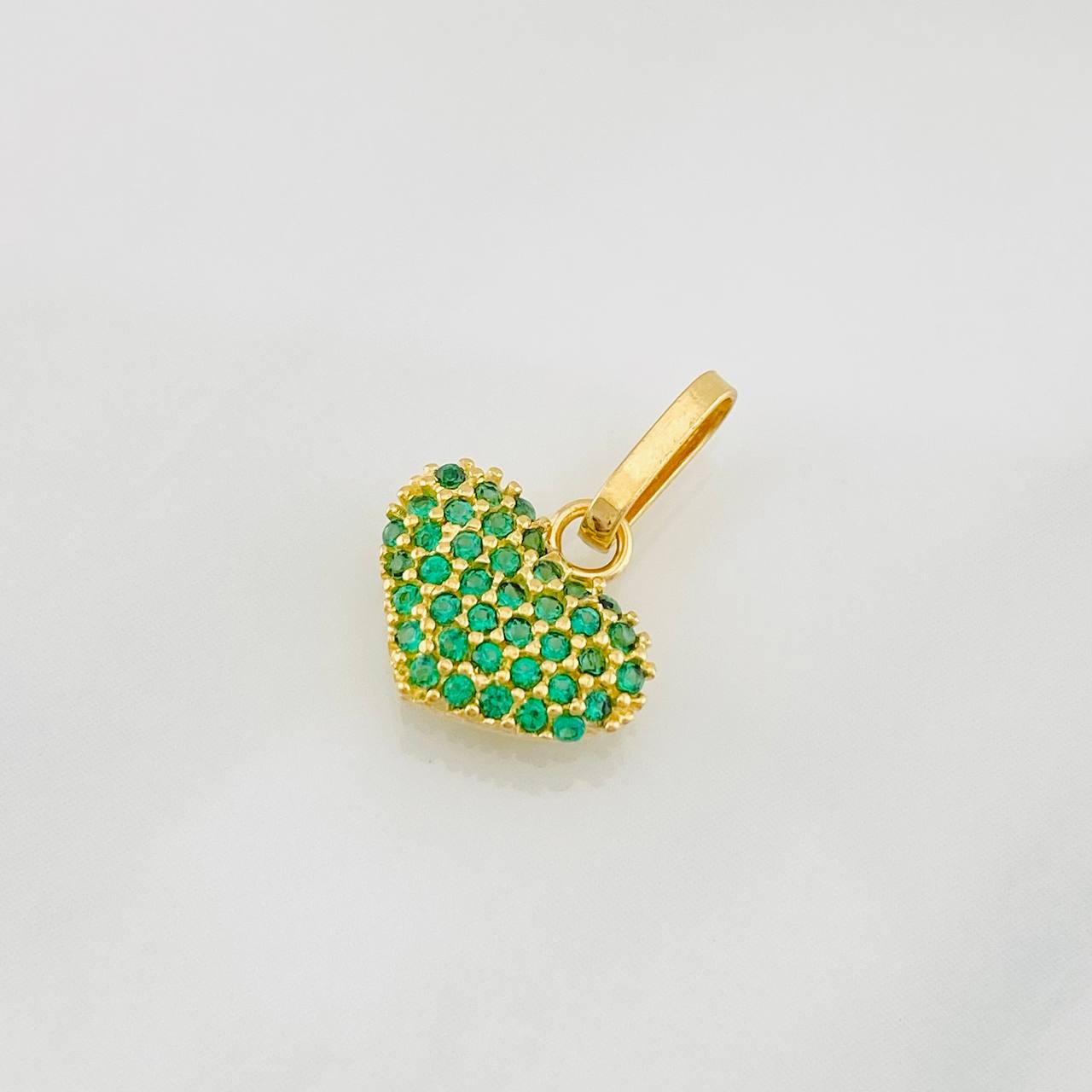 Heart Pendant 0.9g / 1/2 in Yellow Gold 18K