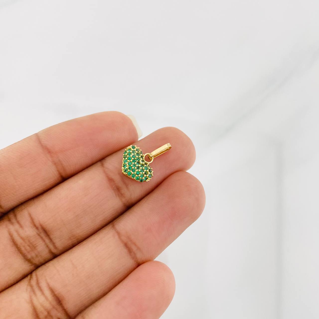 Heart Pendant 0.9g / 1/2 in Yellow Gold 18K