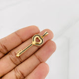 Key Pendant 2.4g / 1 1/2 in Yellow Gold 18K