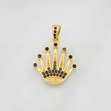 Dije Corona 2.25g / 3/4 in Oro Amarillo 18K