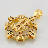 Dije Brujula 32.05g / 2 1/4 in Oro Amarillo 18K