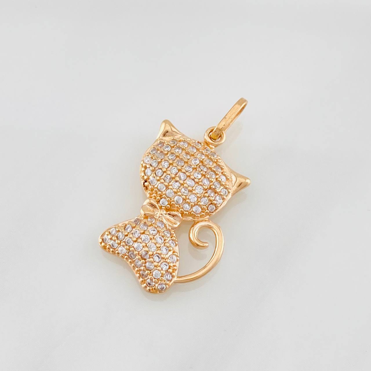 Dije Gato 2.25g / 1 in Oro Rosa 18K