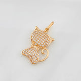 Dije Gato 2.25g / 1 in Oro Rosa 18K