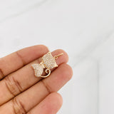 Dije Gato 2.25g / 1 in Oro Rosa 18K