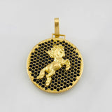Dije Caballo 3.6g / 1 in Oro Amarillo 18K