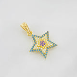 Dije Estrellas 1.25g / 3/4 in Oro Amarillo 18K