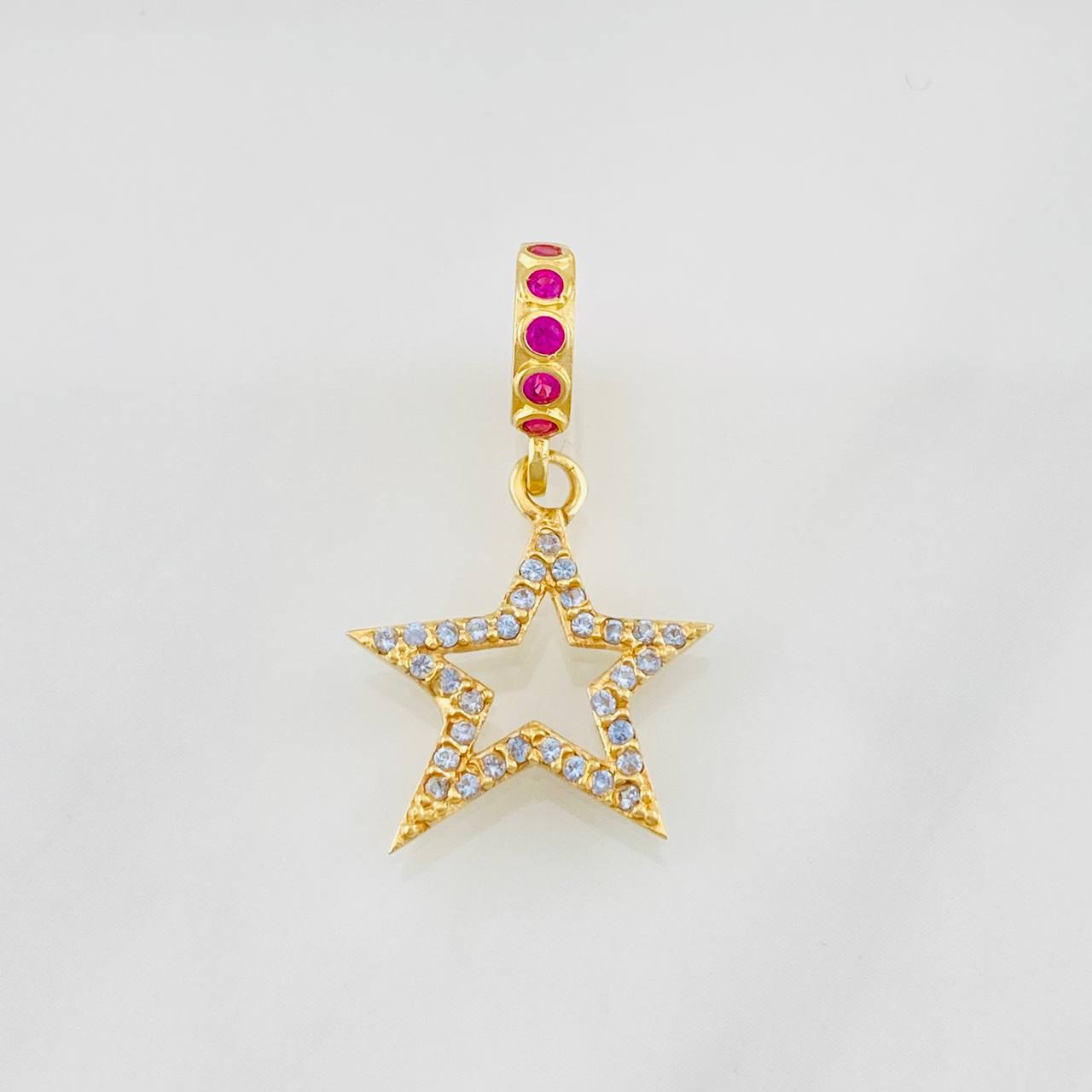 Pendant Star 1.5g / 1 in Yellow 18K Gold