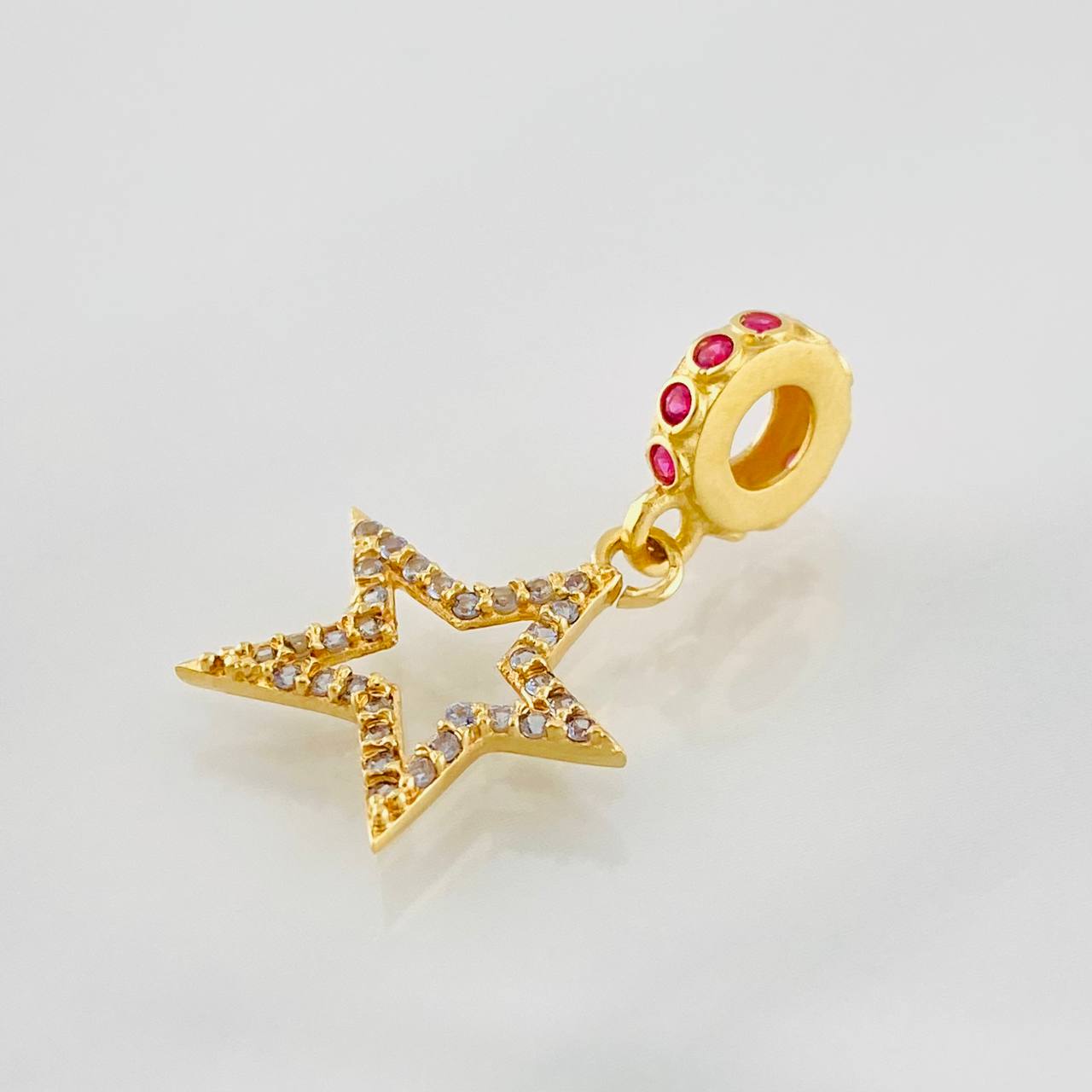 Pendant Star 1.5g / 1 in Yellow 18K Gold