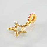 Pendant Star 1.5g / 1 in Yellow 18K Gold