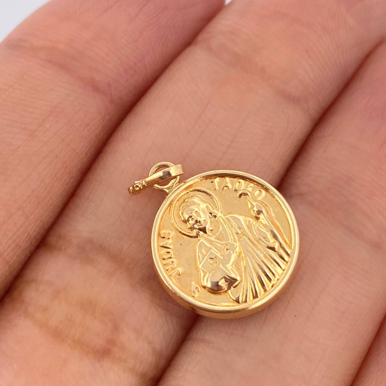 Dije San Jundas 0.8gr / 3/4 in / Oro Amarillo 18K $