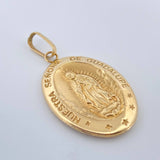 Dije Virgen de Guadalupe 2.95gr / 1 1/2 in / Oro Amarillo 18K $