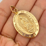 Dije Virgen de Guadalupe 2.95gr / 1 1/2 in / Oro Amarillo 18K $