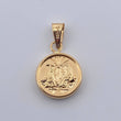 Dije Santísima Trinidad 0.85gr / 3/4 in / Oro Amarillo 18K $